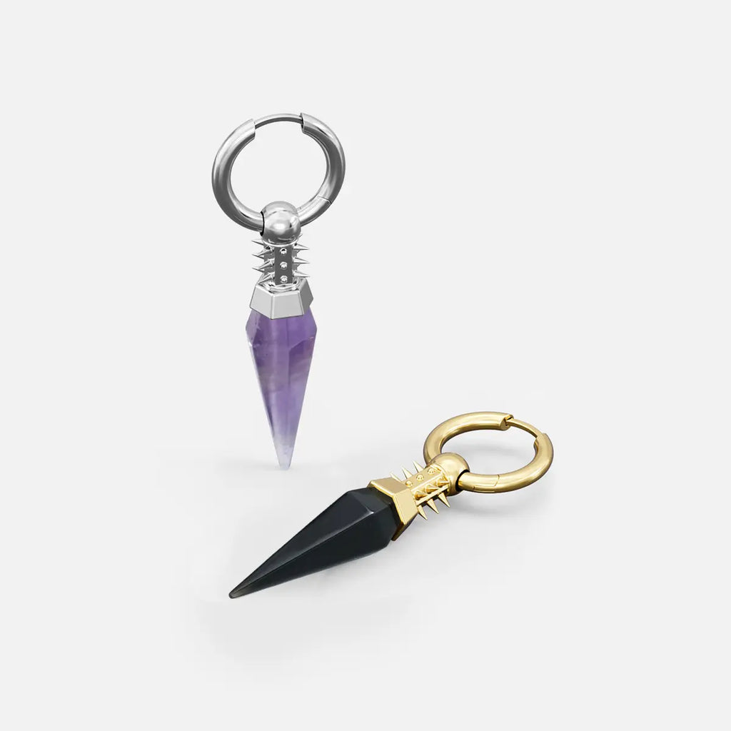 RIVET PRISM EARRINGS