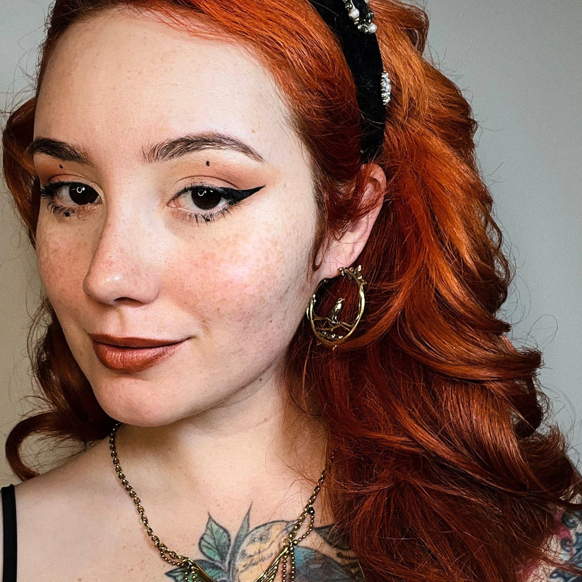 ROSEBIRD HOOP EARRINGS