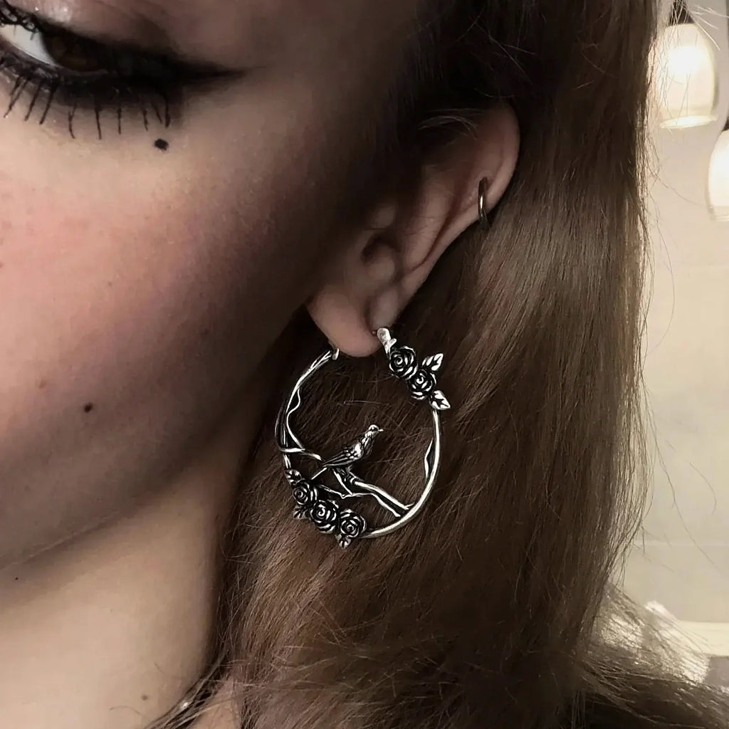 ROSEBIRD HOOP EARRINGS