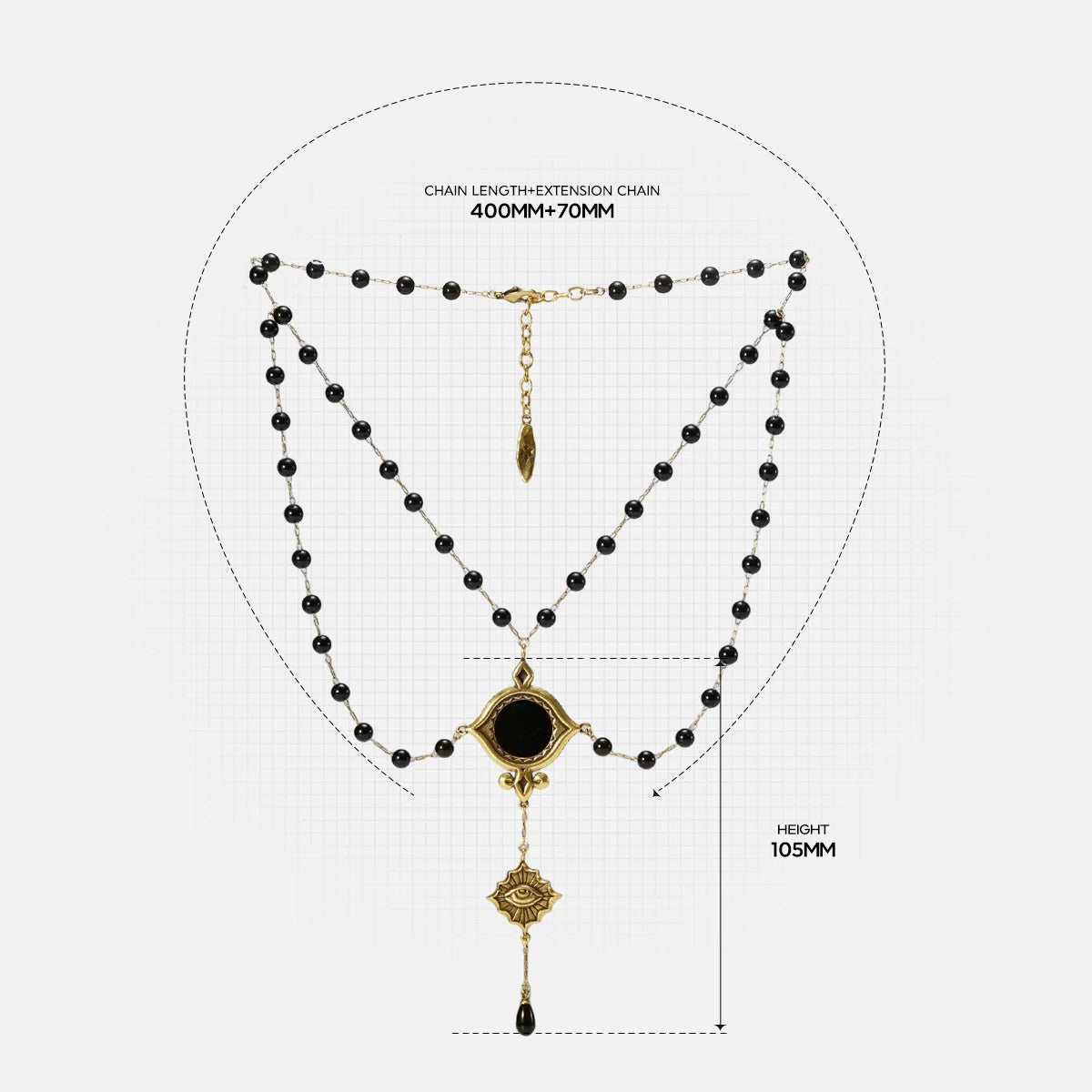SCRYING MIRROR NECKLACE