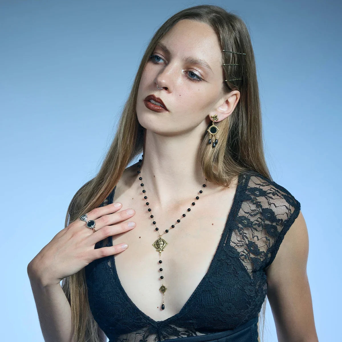 SECOND SIGHT LARIAT NECKLACE