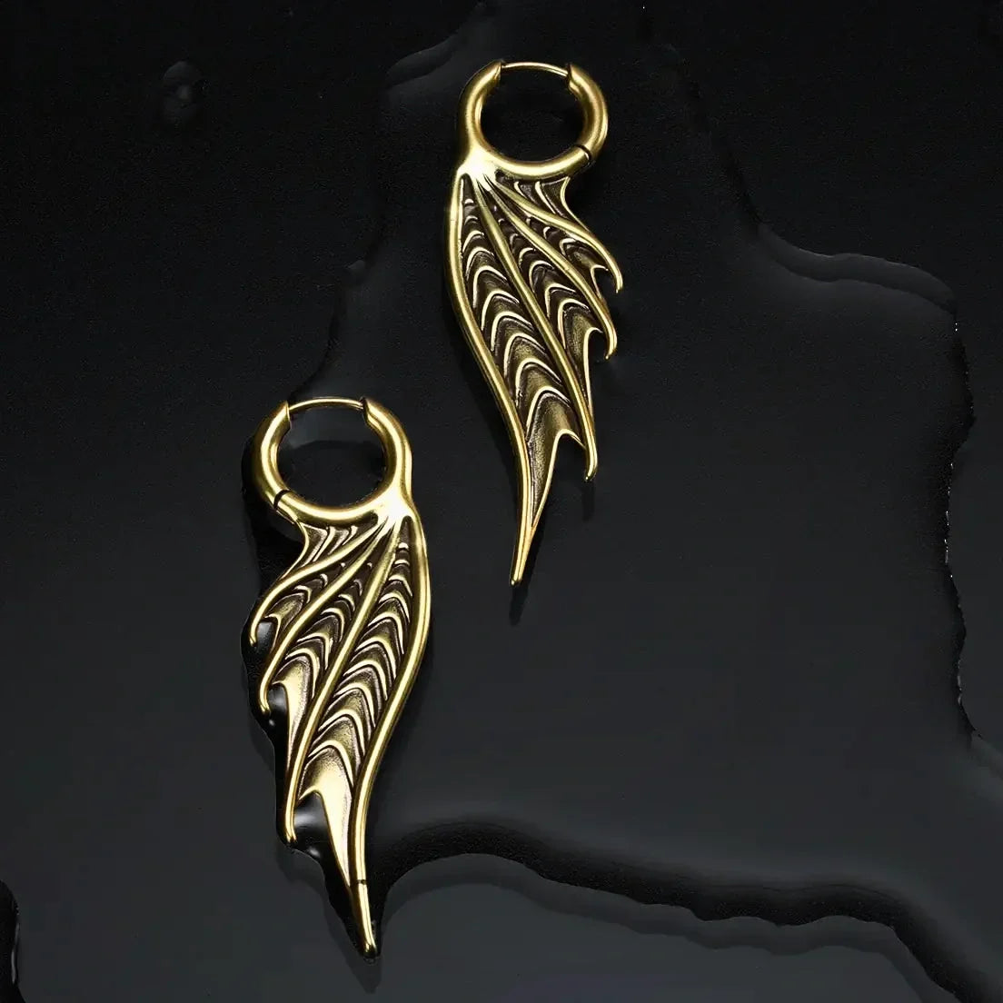 SPINED WING EARRINGS