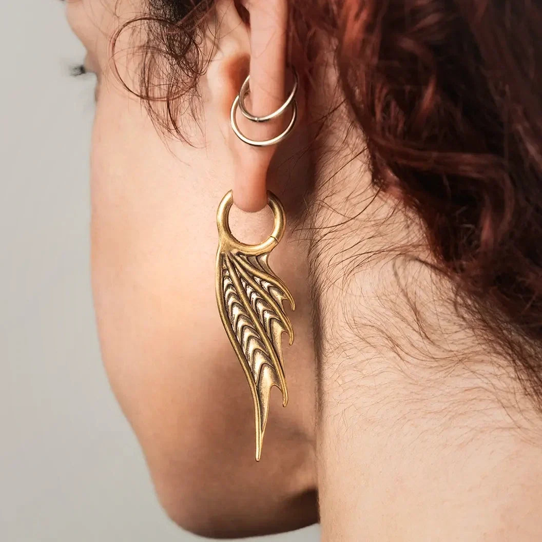 SPINED WING EARRINGS