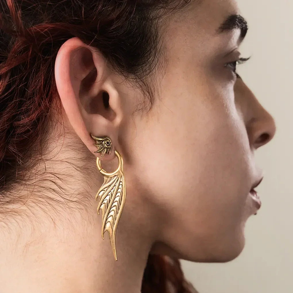 SPINED WING EARRINGS