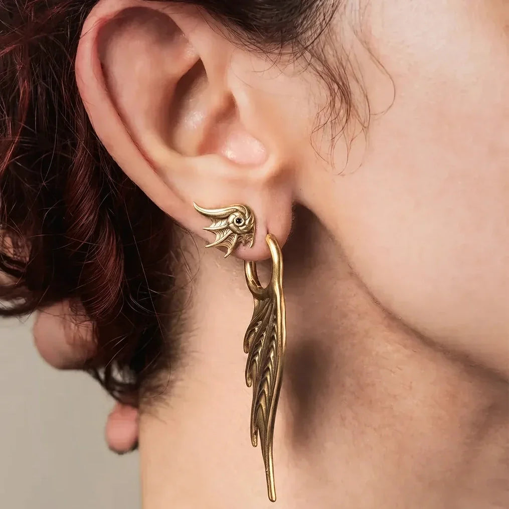 SPINED WING EARRINGS