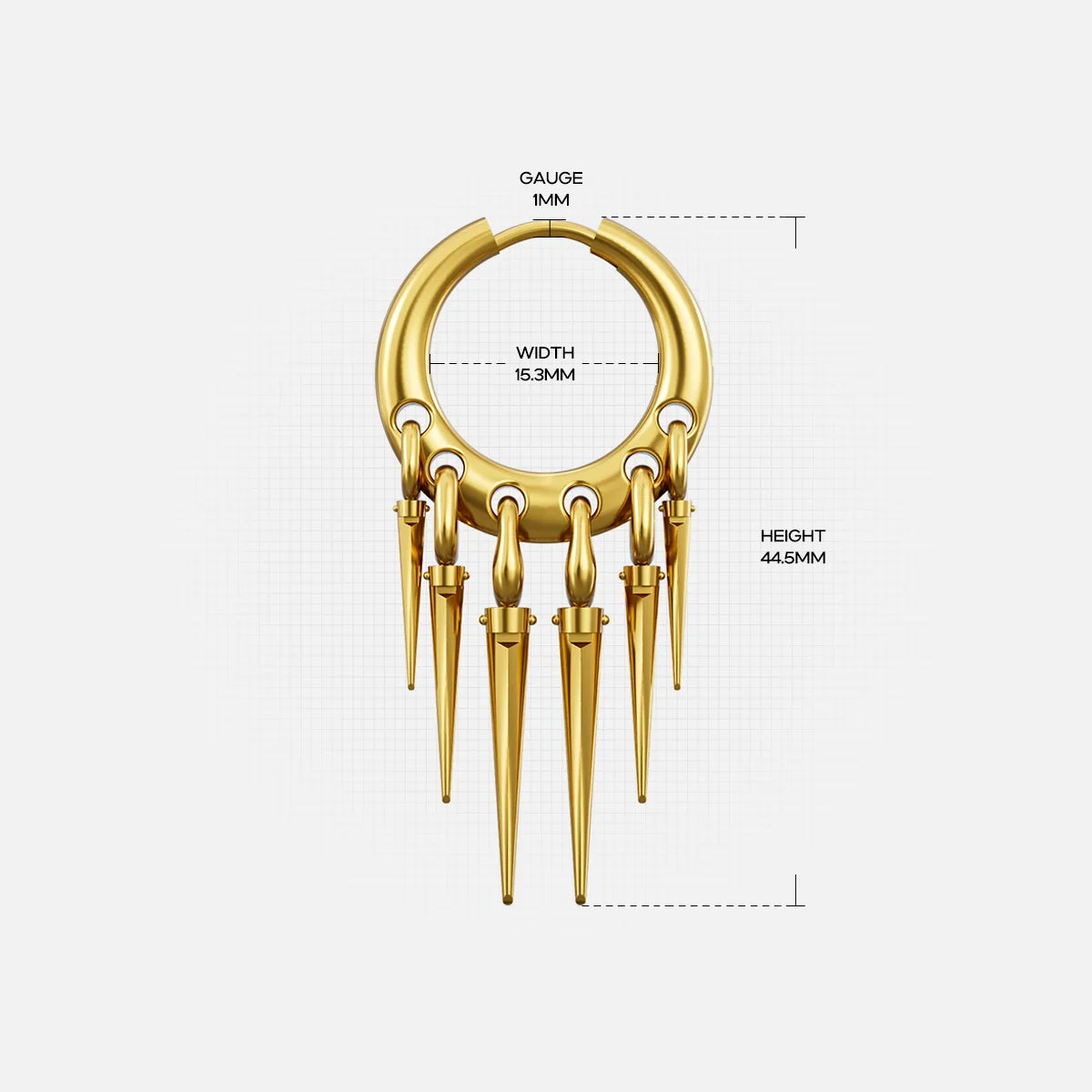 TAPERED CHIC EARRINGS