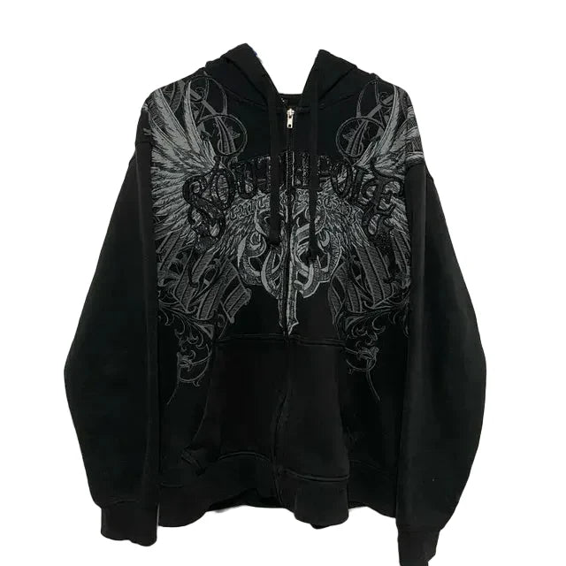Women's Hooded Sweatshirt - front studio view (1 of 2)
