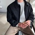 Men's Short Bomber - primary photo, shown with a person (1 of 5)