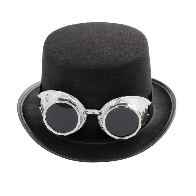Steampunk Gothic Hat - alternate studio view (3 of 3)