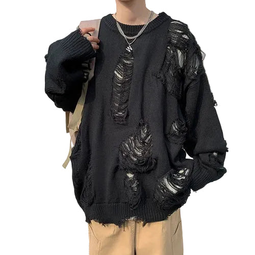 Ripped Pullover - primary photo, shown with a person (1 of 2)