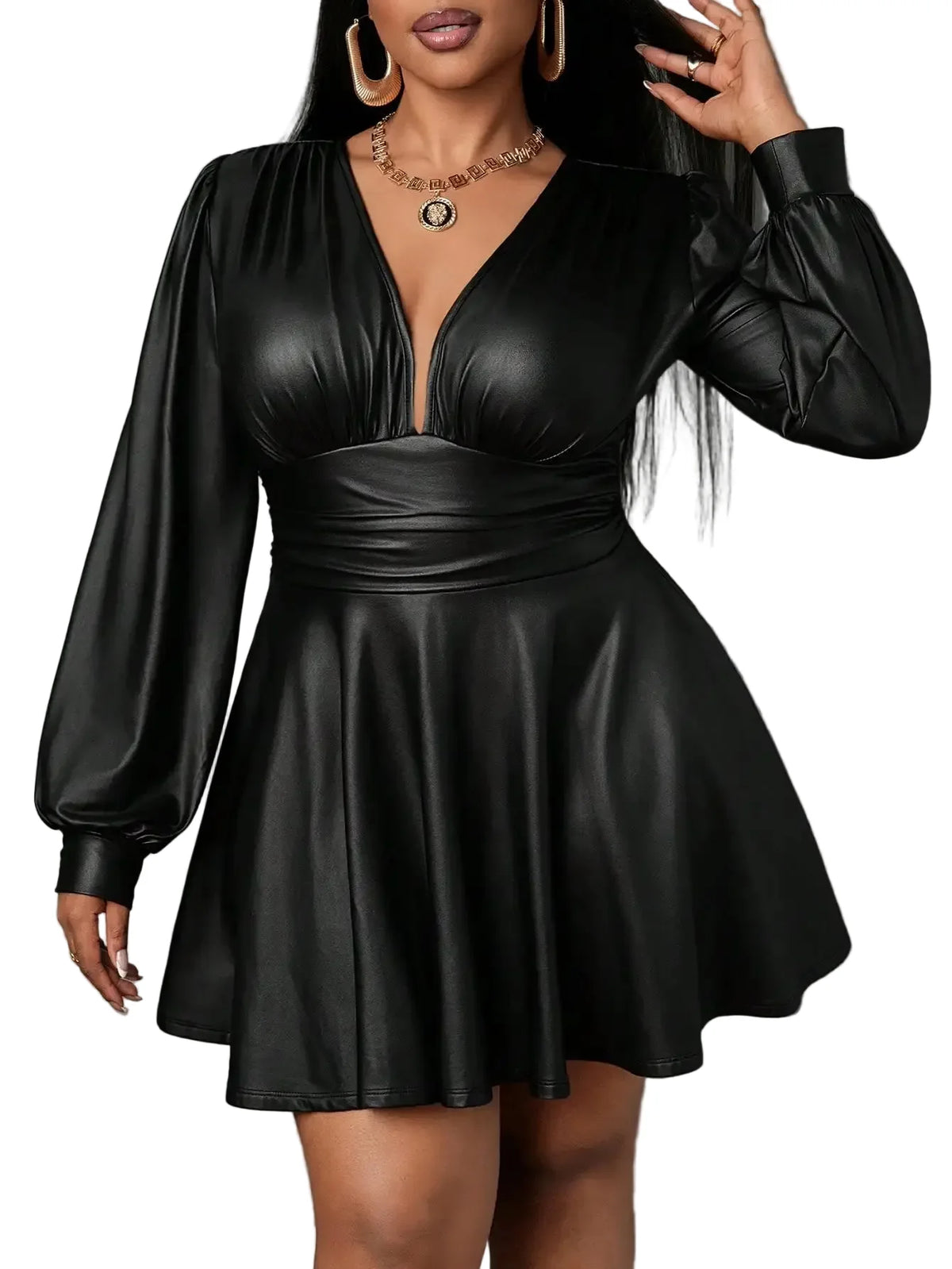 Midnight Allure Plus Size Dress - primary product photo (1 of 4)
