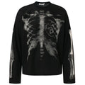 Ribcage Shadow Gothic Long Sleeve Top - front studio view (1 of 4)
