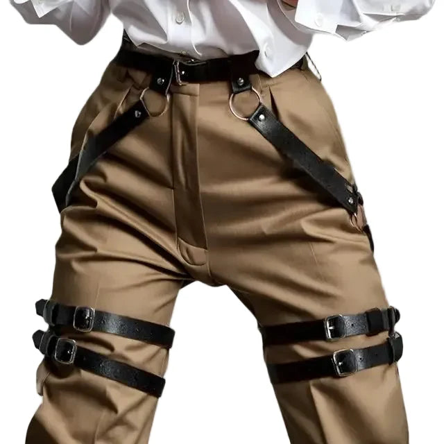 Men's Fashion Belt - primary photo, shown with a person (1 of 4)