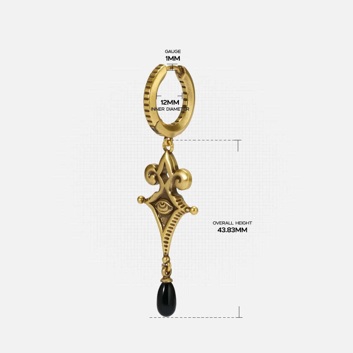 WATCHER'S TEAR EARRINGS