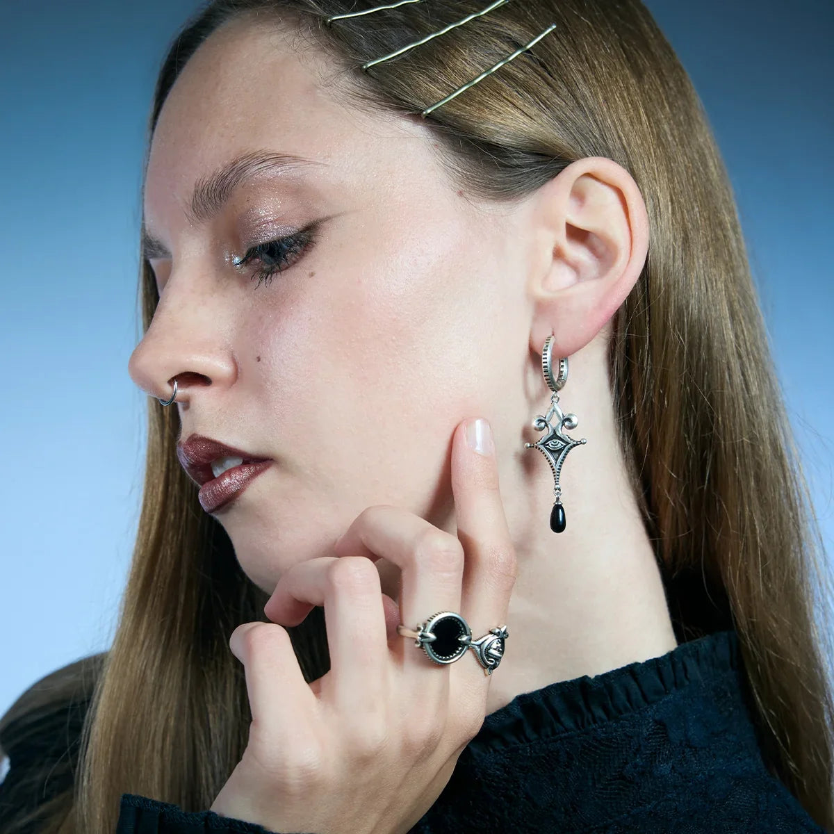 WATCHER'S TEAR EARRINGS