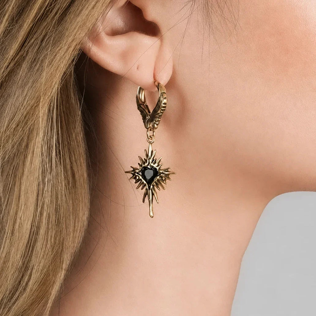 WINGED HEARTBURST EARRINGS