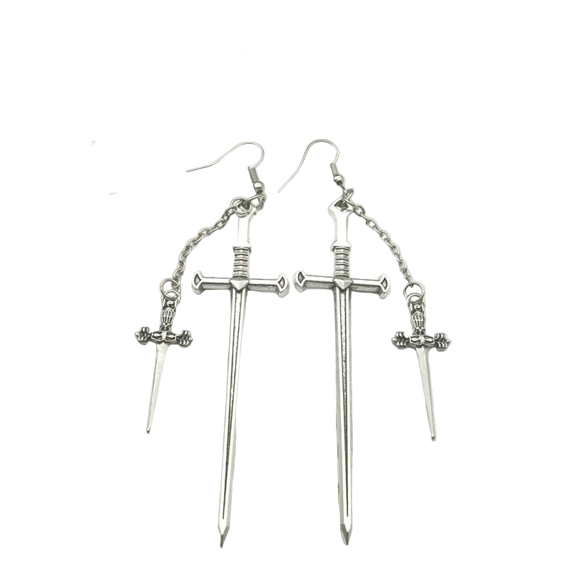 Witchy Warrior Earrings - alternate lifestyle view (3 of 3)